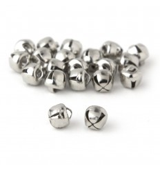 Glöckchen, silber, 20 Stk.