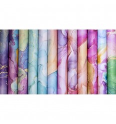 Scrapbooking Papier Ink Drops - Candy, 12&quot; - Craft Consortium