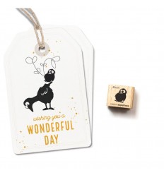 Ministempel Küken Alwin - cats on appletrees