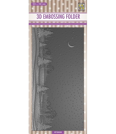 Prägeschablone Snowy landscape, lang - Nellie's Choice