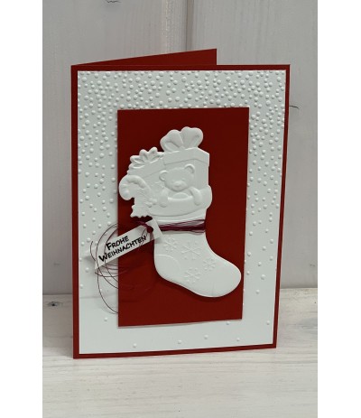 3-D Stanzschablone Christmas Stocking - Sizzix