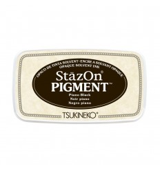 StazOn Piano Black Pigment Ink Pad -VC