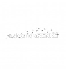 Stanzschablone Vogelspur - Alexandra Renke