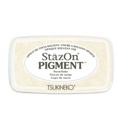 StazOn Pigment Snowflake - Tampon encreur blanc - VC