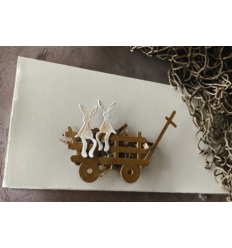 Stanzschablonen Geschenkanhänger-Deko Ostern - Charlie &amp; Paulchen