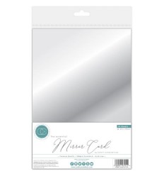 Carton miroir argent, A4, 10 pcs - Craft Consortium